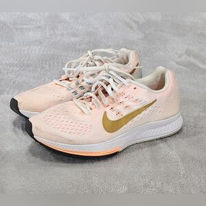 Nike Women's Running Shoes - Pink and Gold